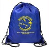 14-1/2" W x 17-1/2" H - “Ventoux” 210D Polyester Drawstring Cinch Pack Backpack