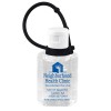 2 oz Hand Sanitizer Antibacterial Gel with Colorful Silicone Carry Leash (Spot Color Print)