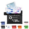 5 Piece Kit with 3-Ply Mask & Antiseptic Wipes in Zipper Pouch