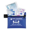 5 Piece Kit with 3-Ply Mask & Antiseptic Wipes in Zipper Pouch