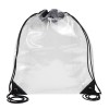 13" W x 16" H - “Everest” Tall Clear Drawstring Cinch Pack Backpack