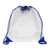 13" W x 16" H - “Everest” Tall Clear Drawstring Cinch Pack Backpack