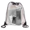 13" W x 16" H - “Everest” Tall Clear Drawstring Cinch Pack Backpack