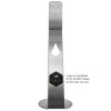 44” Inch Tall Hand Sanitizer Dispenser Floor Stand Stainless Steel