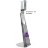 44” Inch Tall Hand Sanitizer Dispenser Floor Stand Stainless Steel