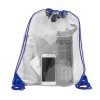 13" W x 16" H - “Everest” Tall Clear Drawstring Cinch Pack Backpack