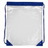 13" W x 16" H - “Everest” Tall Clear Drawstring Cinch Pack Backpack