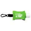 “SanPal Sleeve” .5 oz Hand Sanitizer Antibacterial Gel in Clip-On Neoprene Sleeve Cover