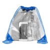 12” W x 12” “Harris” Clear Vinyl Stadium Compliant Drawstring Cinch Bag Backpack