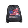 14-1/2" W x 17-1/2" H - “Ventoux” 210D Polyester Drawstring Cinch Pack Backpack